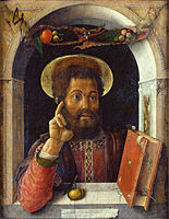 Evangelisten Markus, maleri av Andrea Mantegna, 1450