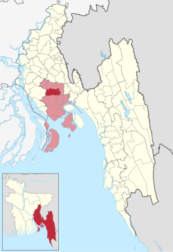 Location of Begumganj