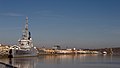 The cruiser Colbert on the Garonne