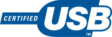 Logotip de la certificació USB