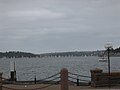 Yachts out in the harbour.