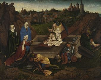De drie Maria's aan het graf 1425-1435 Museum Boijmans Van Beuningen in Rotterdam