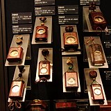 印籠時計（国立科学博物館の展示）。