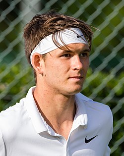 Jared Donaldson v kvalifikaci Wimbledonu 2015