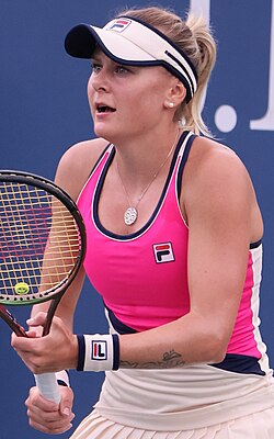 Kateryna Baindlová na US Open 2023