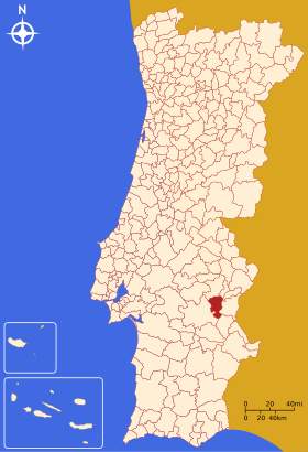 Localização de Redondo