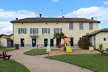 Ang Town Hall sa Peyzieux-Sur-Saône