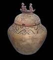 フィリピン新石器時代（紀元前890年頃）の蓋付壺