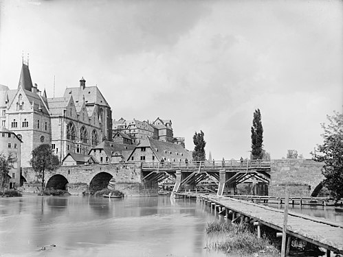 Weidenhäuser Brücke um 1890