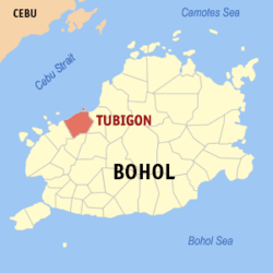 Tubigon – Mappa