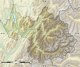 Voir sur la carte topographique de Savoie (département)