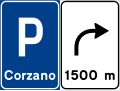 Preavviso di parcheggio