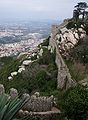 Blick vom Castelo dos Mouros auf Sintra