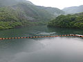 ダム湖の若山湖