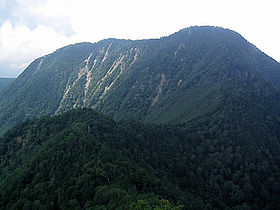 Vue du mont Sukai à partir du mont Nokogiri.