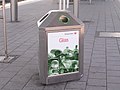 Abfallbehälter der Deutschen Bahn AG