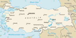 Turchia - Mappa