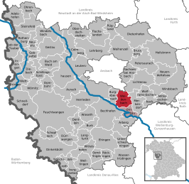 Kaart van Weidenbach
