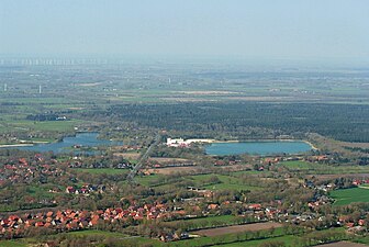 Tannenhausen met de recreatieplas