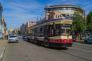 Tram 71-415R № 1035 stylized like historical