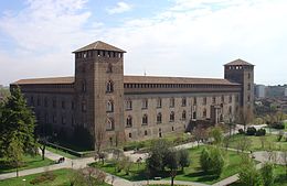 El Castillo Visconteo, donde comenzó el parque.