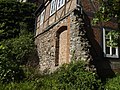 Stadsmuurfragment op een huis in Celle