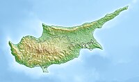 Lagekarte von Zypern
