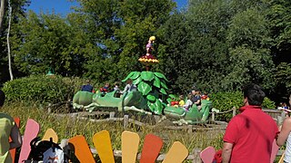 Grenouilles à Plopsaland