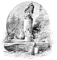 Der Brunnen beim „Bürgerbräu“ auf der elektrotechnischen Ausstellung, Illustration im Magazin Die Gartenlaube, 1891