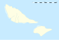 Administrative map of Horn Islands (Futuna and Alofi) from the overseas collectivity of Wallis and Futuna