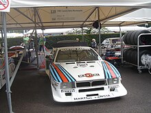 Photographie d'une Lancia Beta Montecarlo-Martini Groupe 5