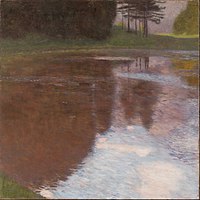 Stiller Weiher (Egelsee bei Golling, Salzburg) (Tranquil Pond) 1899, Leopold Museum