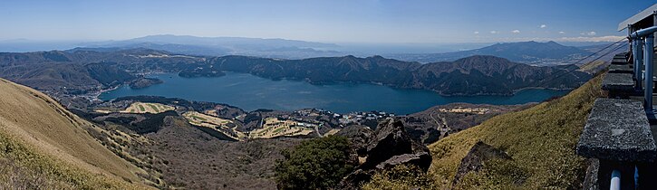 Lake Ashi from Mount Komagatake