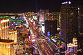 The Strip at night