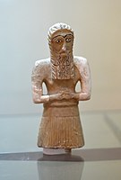 Male Statuette from Khafajah, Iraq. On display at the Iraq Museum. The Lost Treasures from Iraq designates it as "status unknown".[29]