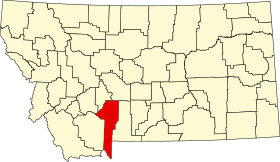 Localisation de Comté de Gallatin(Gallatin County)