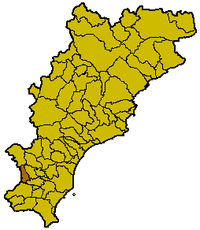 Locatie van Onzo in Savona (SV)
