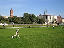 Freifläche nach Ende der Abrissarbeiten, September 2009