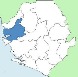 Port Lokos läge i Sierra Leone.