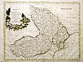 Moldova ja Valahhia vürstiriigid aastal 1786, geograaf Giovanni Antonio Rizzi Zannoni järgi