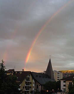 Regnboge over Saint-Julien