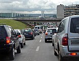 Trafikstockning i Brasília.