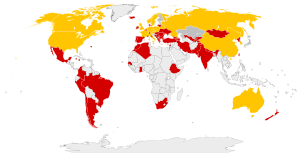 Mapa de distribución