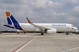 Chiếc Airbus A320 đầu tiên (và duy nhất đến thời điểm này) mang màu sơn chính thức của Pacific Airlines sau khi đổi tên từ Jetstar Pacific.