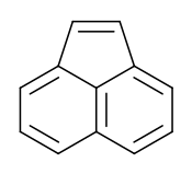 Structuurformule van acenaftyleen