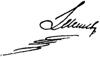 Signatur von Joachim Lelewel