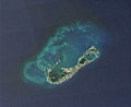 Vista satellitària dei Bermudas