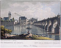 Balduinbrücke um 1830