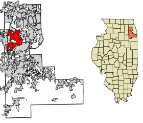 Localisation de Naperville