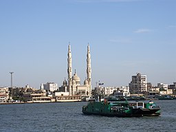 Bilfärjan över Suezkanalen mellan Port Said och Port Foad.